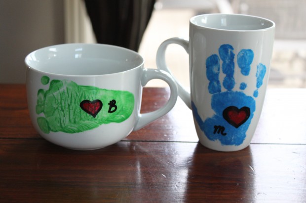 Father’s Day Handprint/ Footprint Mugs