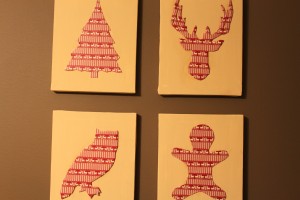 Washi Tape Christmas Silhouettes 18