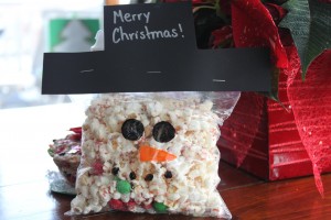 Snowman Christmas Popcorn 8