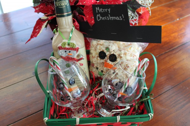Snowman Themed Gift Baskets