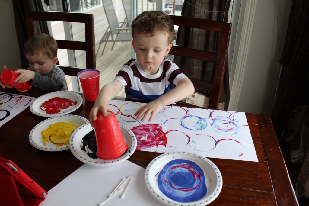 Olympic Rings Painting