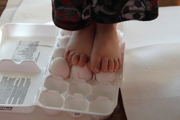 Standing on Eggs Experiment