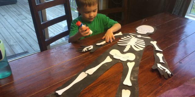 Halloween Skeleton Craft